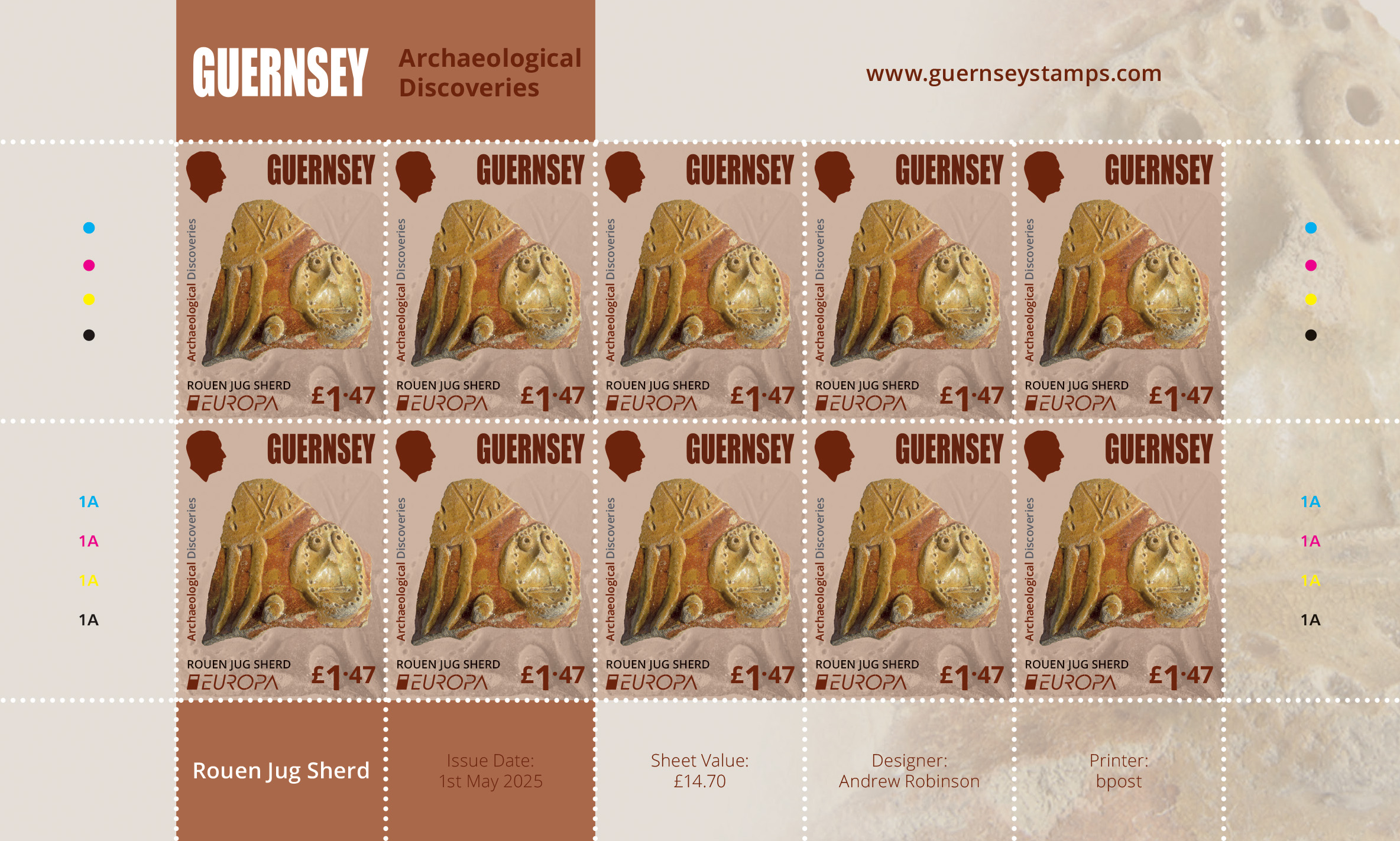 £1.47 Sheet of 10